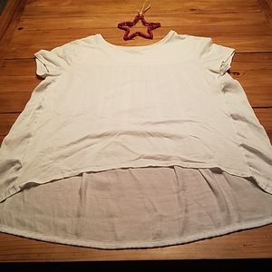 Loft blouse, short sleeve